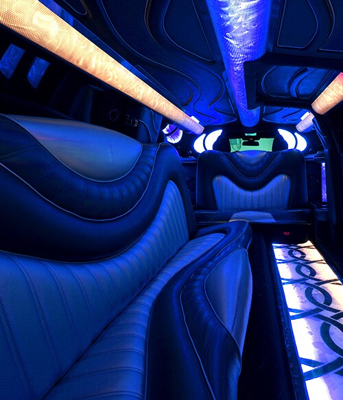 Limo service with bar area